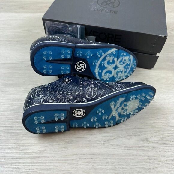 G/Fore G Fore Gallivanter Bandana Golf Shoes Sneaker Womens 7.5 Blue - Picture 4 of 6